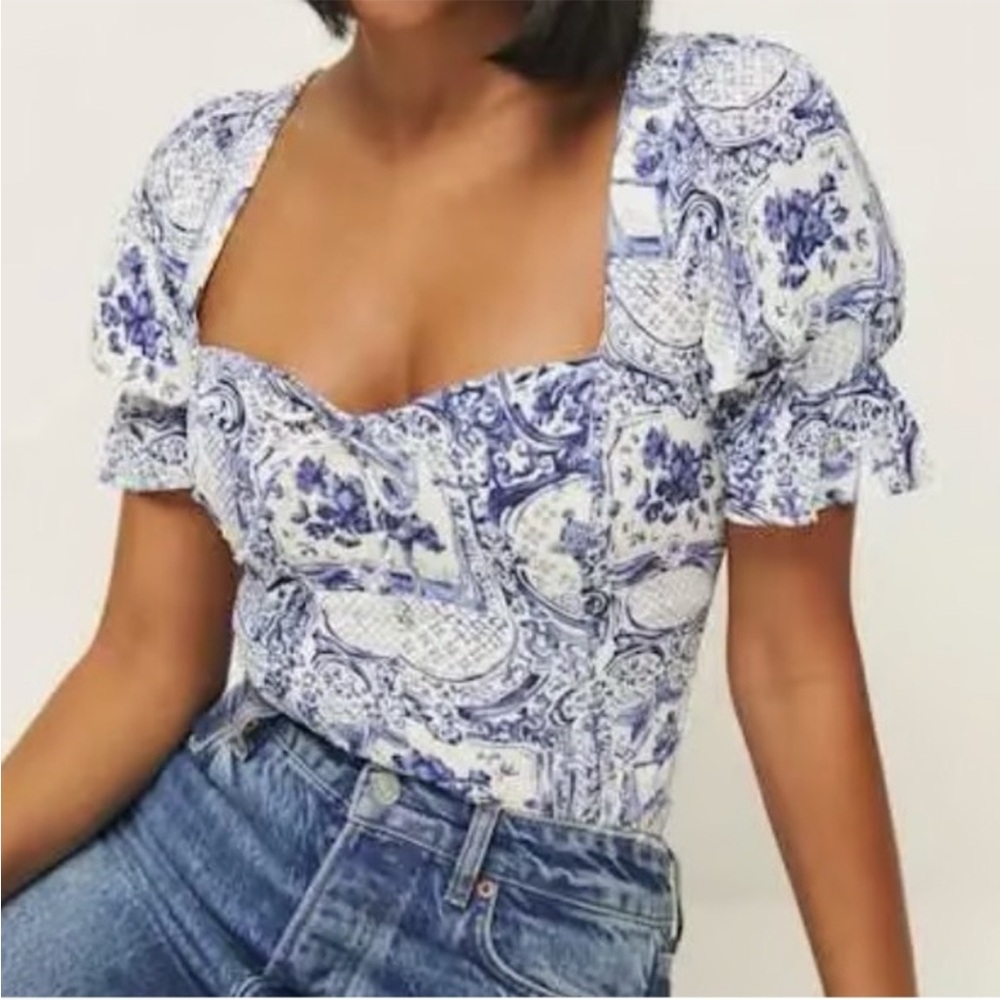 NWT Reformation Delevan Top in En Pointe Size 4 Sold out